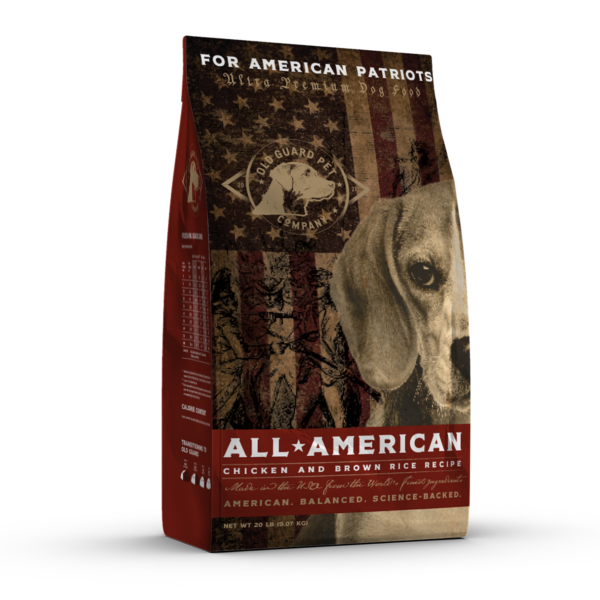 All American Front of Packaging